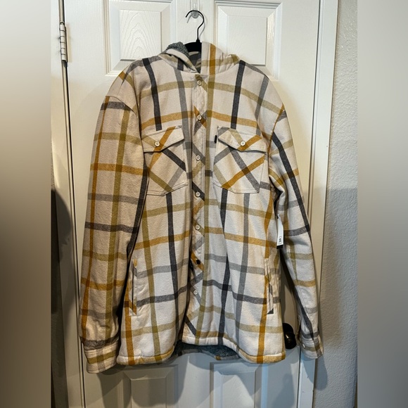 Rip curl Men’s hooded flannel - Picture 1 of 11
